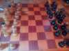 
Prodám starožitné šachy ruční práce dřevěné, chybi černý kůň, nějaké figurky potřebují restaurování jsou na nich drobné vady a ručně vykládáná šachovnice velikost 47 cm ta je velmi zachovalá stáří minimálně 100 let.. 