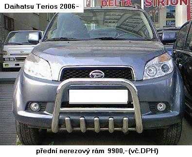 Daihatsu Terios nerezové rámy