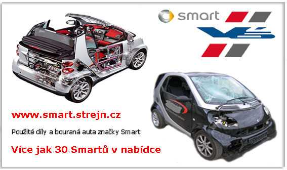 Bouraná a ojetá auta Smart